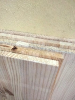 Baldas de madera de pino 30x120