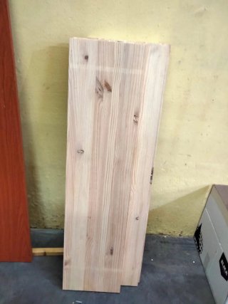 Baldas de madera de pino 30x120