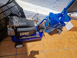 Material industrial torno, prensa, compresor aire