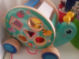 Juguete didáctico de madera para bebé