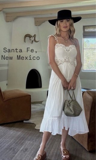 Vestido blanco Zara