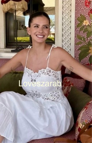 Vestido blanco Zara