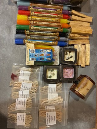 Pack esotérico: Velas, inciensos y más