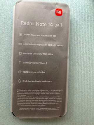 Xiaomi Redmi Note 14 5G Negro