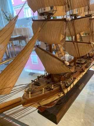 Maqueta Barco Vela Madera