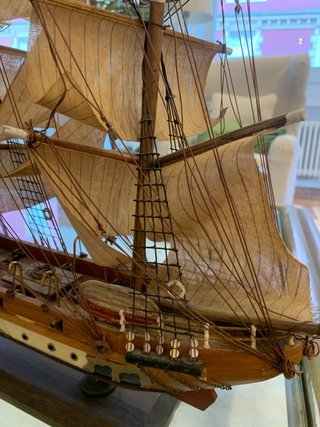 Maqueta Barco Vela Madera