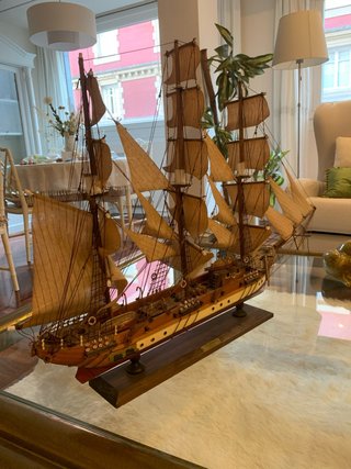 Maqueta Barco Vela Madera