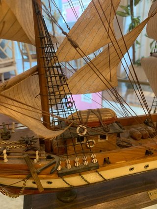 Maqueta Barco Vela Madera