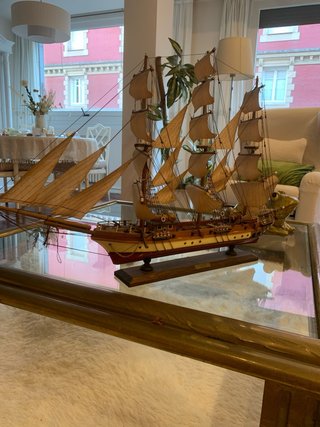 Maqueta Barco Vela Madera