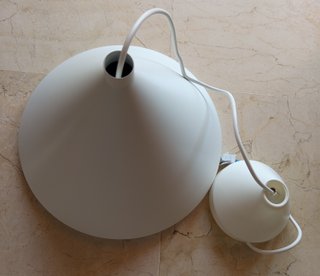 Lámpara techo nórdica minimalista blanca