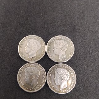 🇪🇦 4 MONEDAS PUERTO RICO 10 CENTAVOS