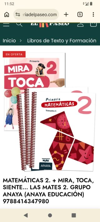 Pack libros Anaya matemáticas 2 primaria
