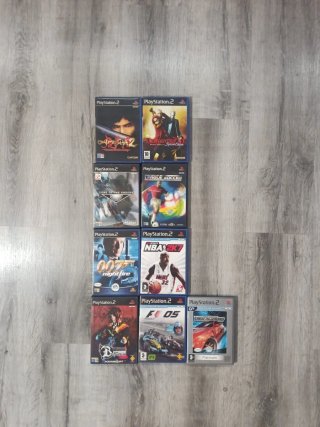 Lote 9 Juegos PS2: Onimusha, Dark Cloud, NBA 2K7,