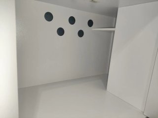 Mueble arenero para gatos blanco