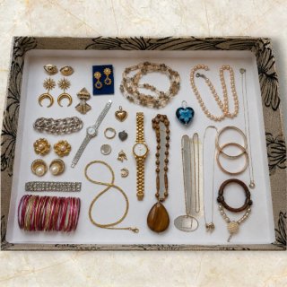 Lotes varios Bisuteria Y2K Plata Vintage minerales