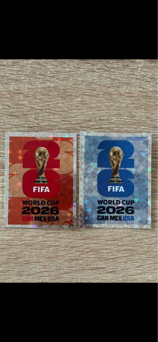 Lote 2 Stickers Mundial FIFA 2026 CAN MEX USA