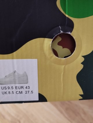 Zapatillas blancas nuevas número 43