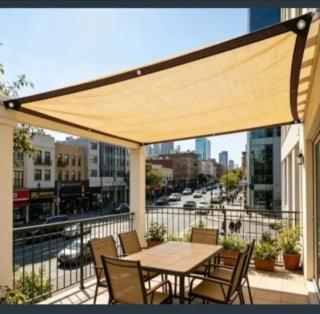 Toldo Vela Malla Sombra Rectangular 3X5