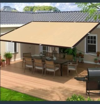 Toldo Vela Malla Sombra Rectangular 3X5