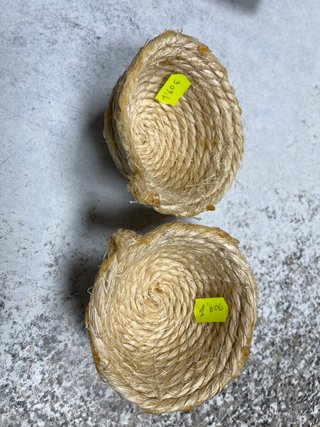 Nidos decorativos de cuerda (2 unidades)