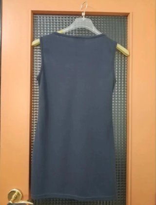 Blusa Larga Gris Nueva