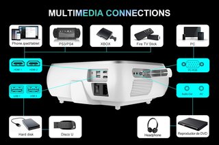 Proyector TOPTRO TR80 Full HD 1080p Multicolor