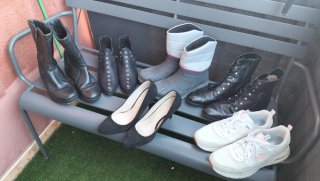 Lote 6 pares zapatos mujer