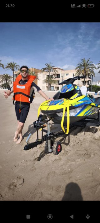 Remolque ligero moto de agua o zodiac