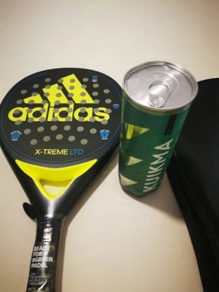Pala Padel Adidas X-Treme LTD + Funda + Bolas