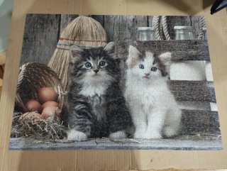 Puzzle Clementoni 1000 piezas gatitos