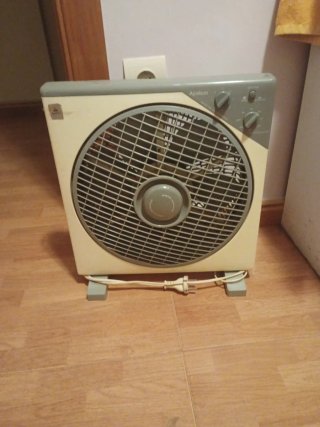 Ventilador Apelson Beige y Gris