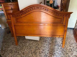 Dormitorio completo madera pino