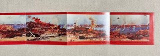 Guerra de Yom Kippur, folleto vintage desplegable.