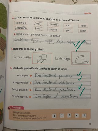 Comprensión lectora, 1o Primaria Fichas de trabajo