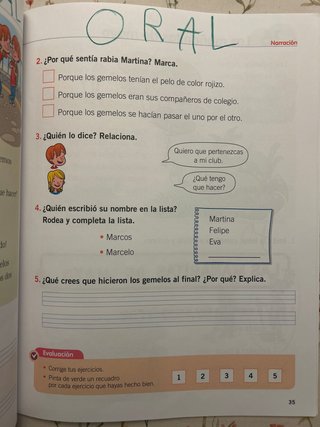 Comprensión lectora, 1o Primaria Fichas de trabajo