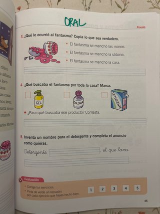 Comprensión lectora, 1o Primaria Fichas de trabajo