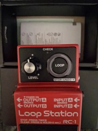 Boss RC-1 Loop Station Pedal de Guitarra