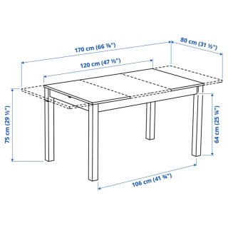 Mesa extensible comedor + 4 sillas