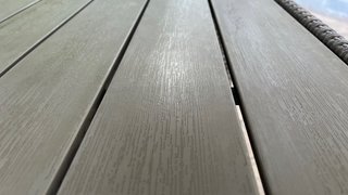 Mesa ratán exterior gris