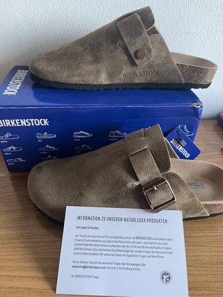 Zuecos Birkenstock Beige Talla 42