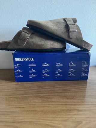 Zuecos Birkenstock Beige Talla 42