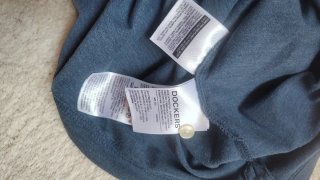 2 polos Dockers rayas talla L