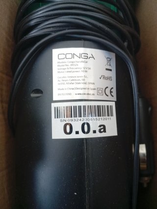Aspirador Conga Hand&Car Coche 12V