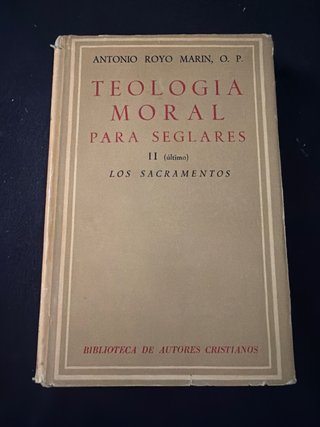 Libros: Teología moral para seglares I y II