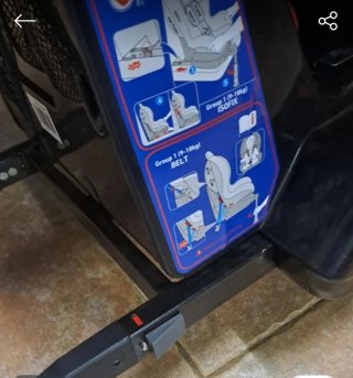 Silla de coche Sparco azul