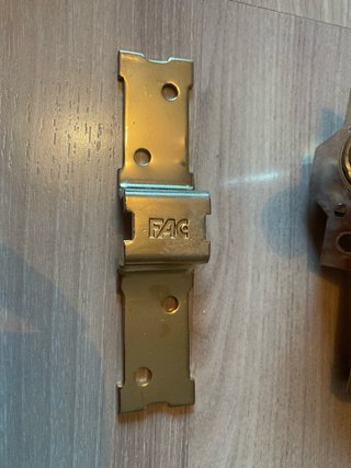 Cerrojo FAC Dorado 301-RP/80 5 llaves Sin Uso