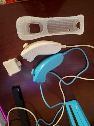 Nintendo Wii Azul con adaptador HDMI