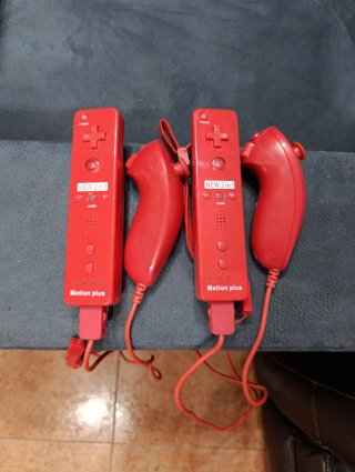 Mandos Wii Rojos (2 unidades)