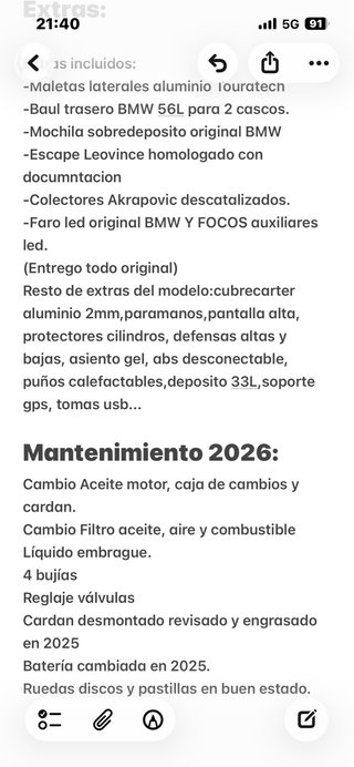 BMW R1200GS Adventure. Totalmente revisada