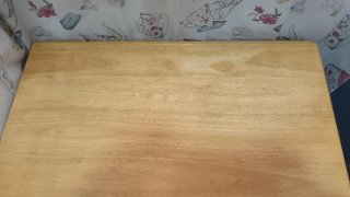 Mesa auxiliar cocina extensible/abatible de madera